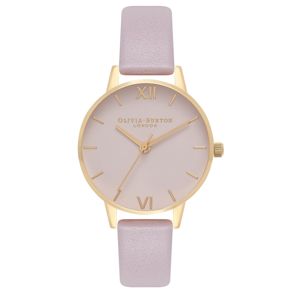 Midi Dial Blush Dial Watch - Grey Lilac & Gold