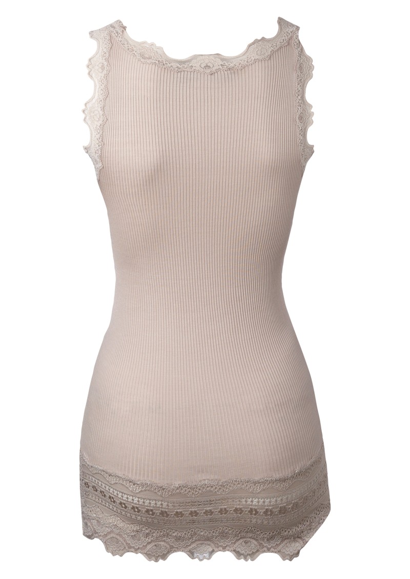 Rosemunde Wide Lace Silk Blend Vest