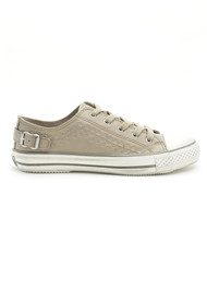 Ash Virgo Nappa Wax Trainer - Taupe