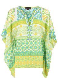 Hale Bob Retro Blouse - Lime