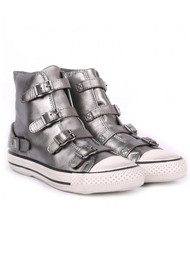 Ash Virgin Leather Trainers - Silver
