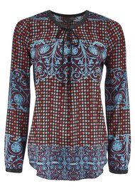 Hale Bob Anais Blouse - Teal