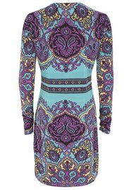 Hale Bob Print Dress - Teal