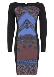 Hale Bob Fiona Panel Dress - Purple