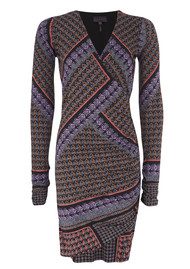 Hale Bob Paola Wrap Dress - Purple
