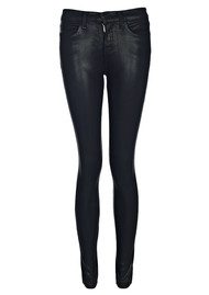 J Brand Maria Lacquered Super Skinny - Black Quartz