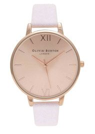 Olivia Burton EXCLUSIVE Big Dial Watch - Rose Gold & Lilac