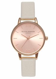Olivia Burton Midi Dial Watch - Mink & Rose Gold