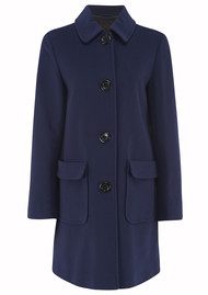 Great Plains Hartland Button Coat - Navy