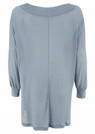 Great Plains By The Fire Drape Top - Petrol