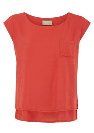 Pyrus Aries Slouchy Top - Tomato
