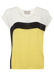 Pyrus Joni Contrast Top - Salt